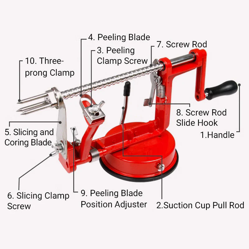 🎅Christmas Pre-Sale🎁3-in-1 Hand Crank Peeler