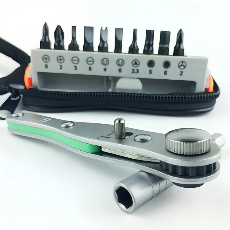 Hot sale🔥12PCS Multi-function Mini Ratchet Set