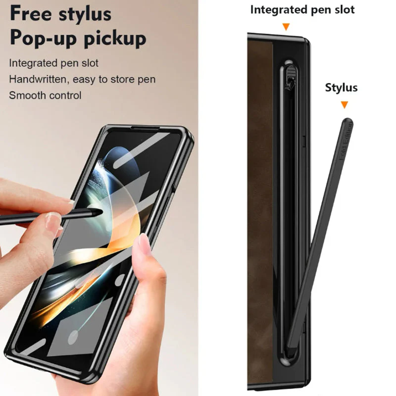 All-in-one Anti-fall Protective Phone Case with Film for Samsung ZFold4/5（Free Stylus）