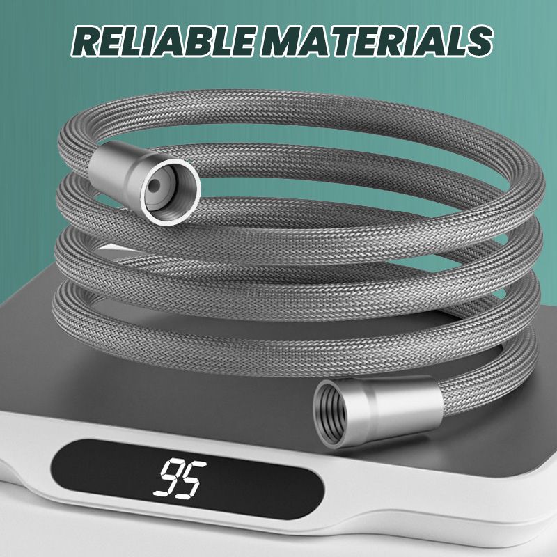 🚿✨ Improved explosion-proof braided shower hose – No more leaks or bursts! ✨🚿