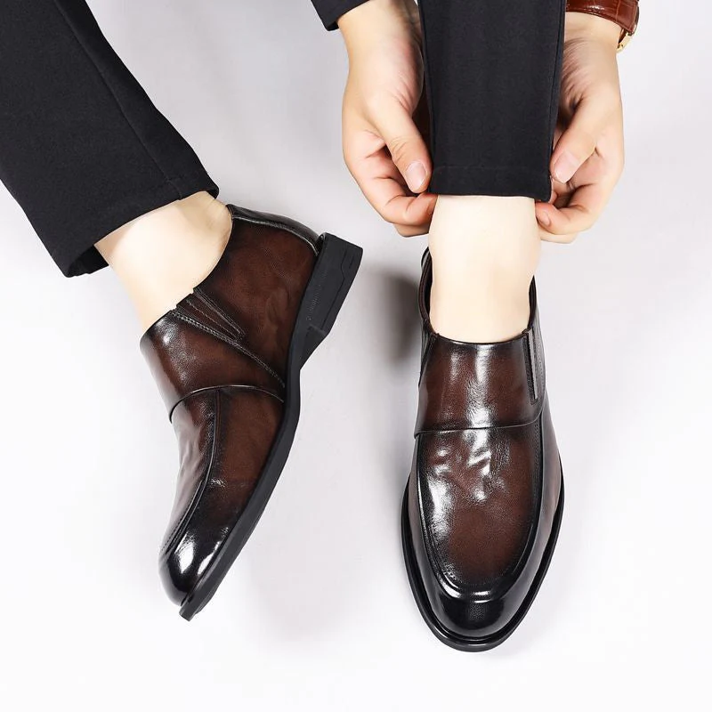 🔥New Year Specials🔥Men's Business Casual Slip-On PU Leather Shoes