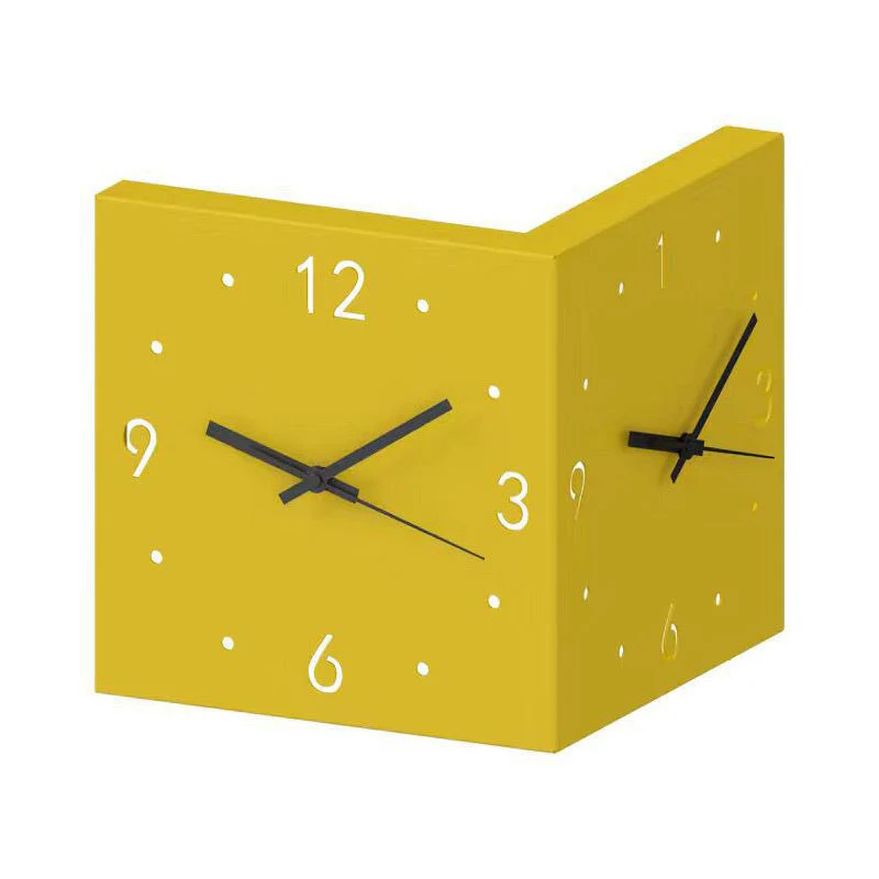 🔥The last day 40% OFF🔥Automatic Induction 3D Double-Sided Corner Wall Clock