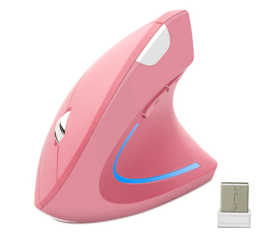 🖱️✨Wireless USB Rechargeable Ergonomic Vertical Optical Mouse