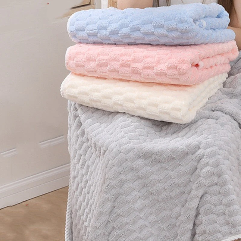 🔥Clouds Coral Velvet Bath Towel
