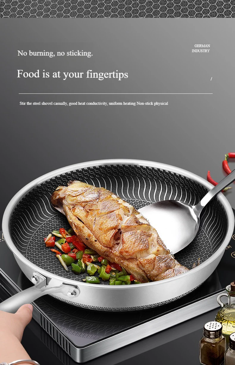 ✨2025 Hot Sale⌛🍳Limited Time 50% Off - Premium Non-Stick Pan with Lid