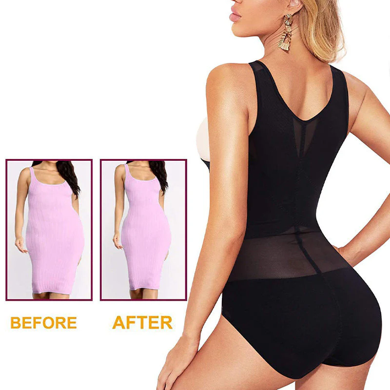 🔥New Year Specials💥-💃Women's Lightweight Mesh Yoga Bodysuit Shaper