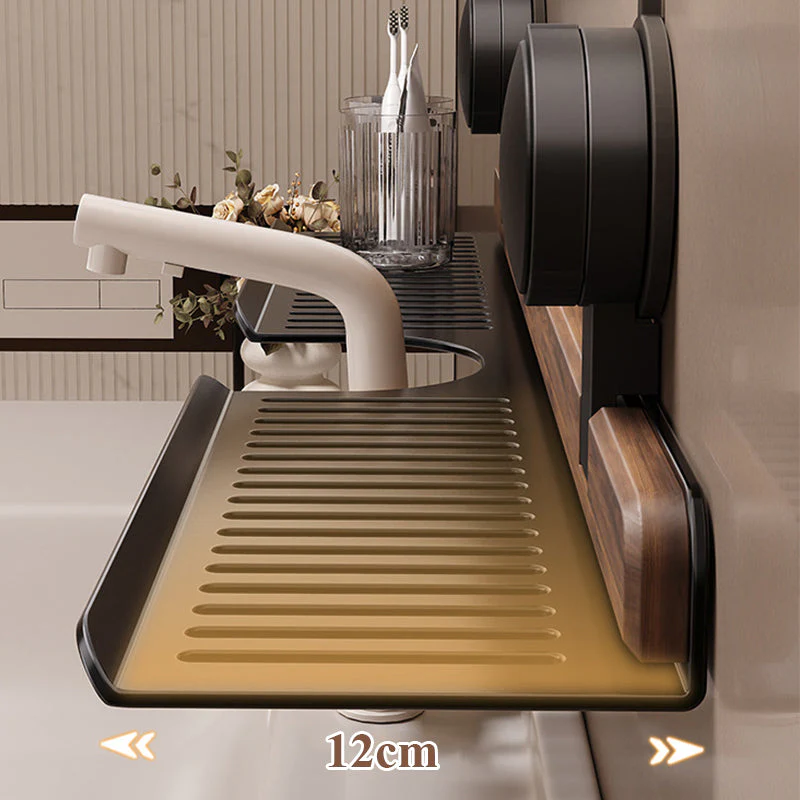 🔥 Bestsellers Recommended – The Furniture Hits of 2025🔥 Walnut Suction Cup Bathroom Shelf