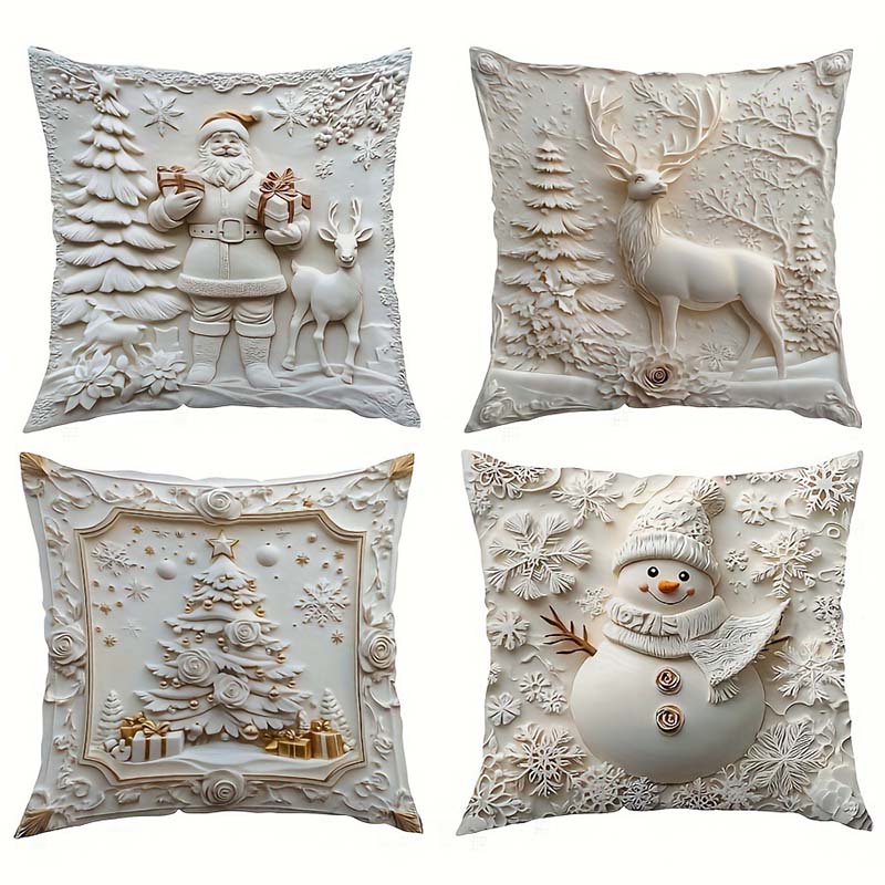 🎅 Christmas Gift Recommendations!🎁Elegant Christmas Decorative Pillow Covers (50% OFF)