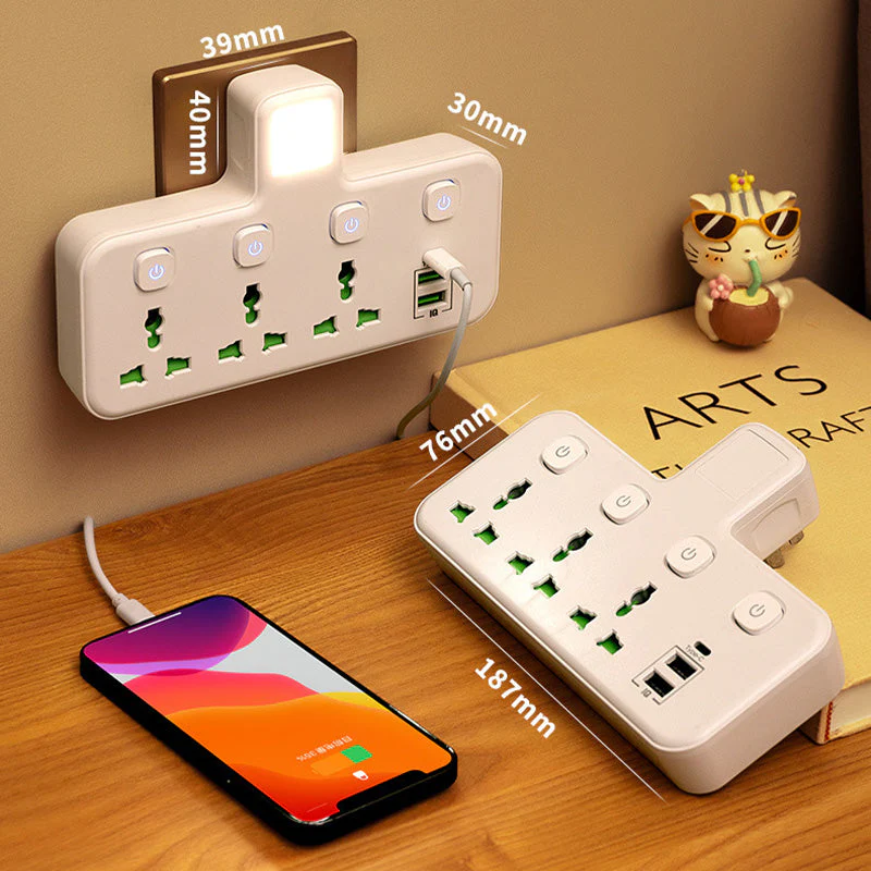 [Practical Gift] Connecting Socket with Type-C Charging Plug