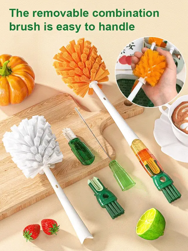 🎅🌲Christmas Promotion - 50% OFF🔥Multi-functional 5-in-1 Cup Brush🎉BUY 2 GET 1🎉