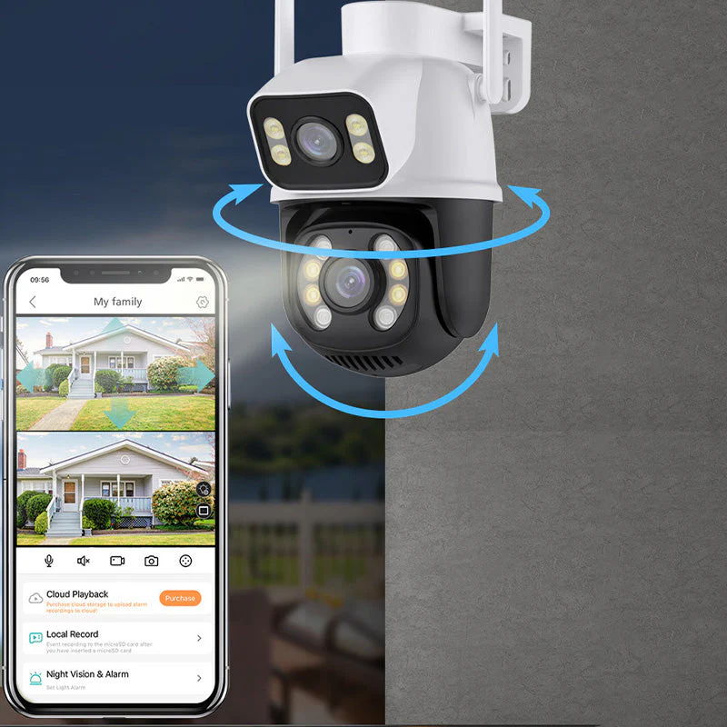 🔥Hot Sale🔥Dual Lens Night Vision HD Security Camera（50% OFF）