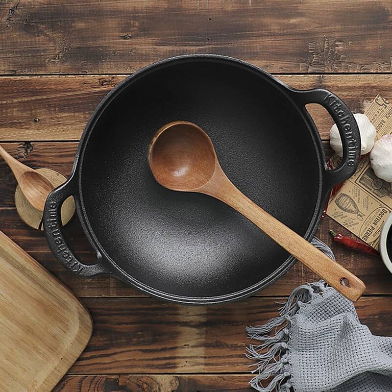 🔥Hot Sale 50% Off🔥Uncoated Thick Iron Pot