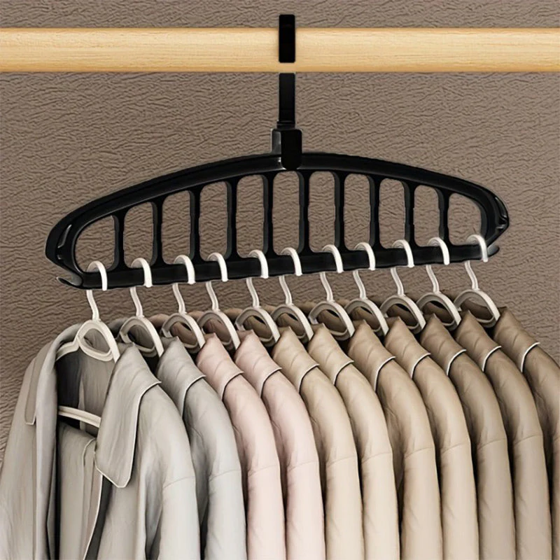 🥳New Year Specials🔥Multifunctional Foldable Clothes Hanger with 11-Hole