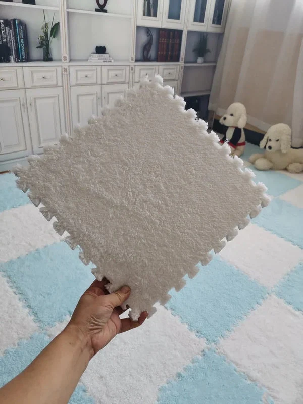 💥Hot Sale 50% OFF💥 Plush Patchwork Foam Floor Mat（10 PCS/ SET）