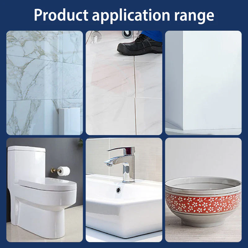 💧Multi-functional waterproof and anti-corrosion repair adhesive🔥 (suitable for ceramic floor tiles, walls, and kitchen countertops) saves time and costs.