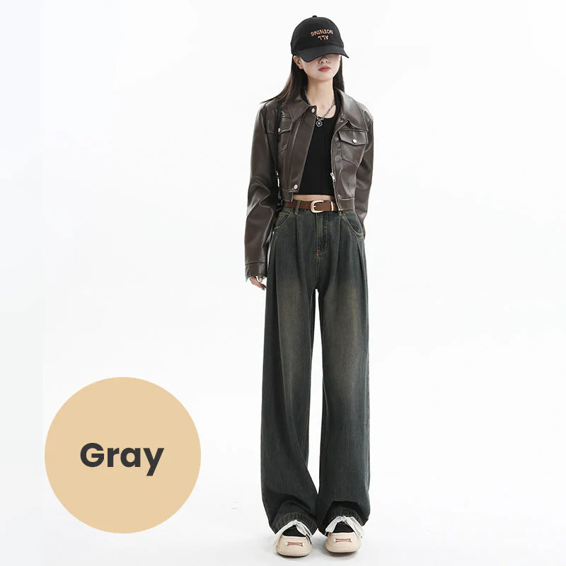 Women's High Waisted Wide Leg Jeans