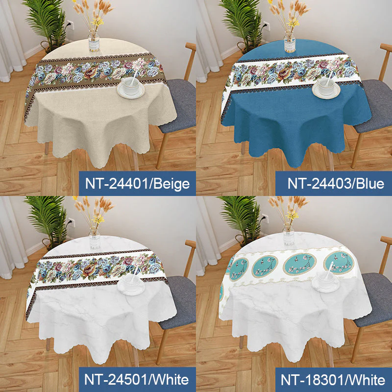 Waterproof and oil-proof embroidered tablecloth