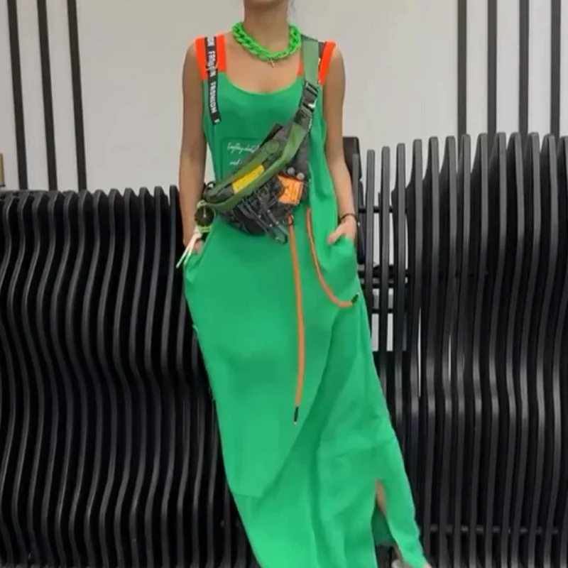 💖Women's Casual Printed Sleeveless Dress