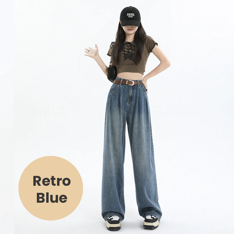 Women's High Waisted Wide Leg Jeans
