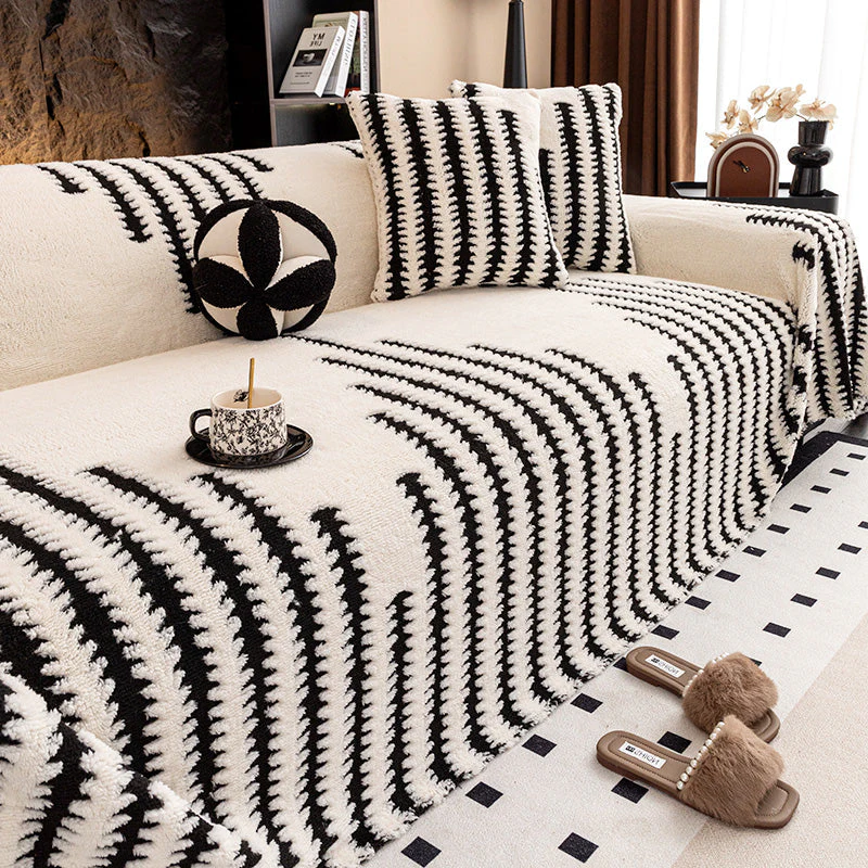 🛋️ Christmas Early Bird Special Offer 🎉Soft Plush Non-Slip Couch Cover🍂