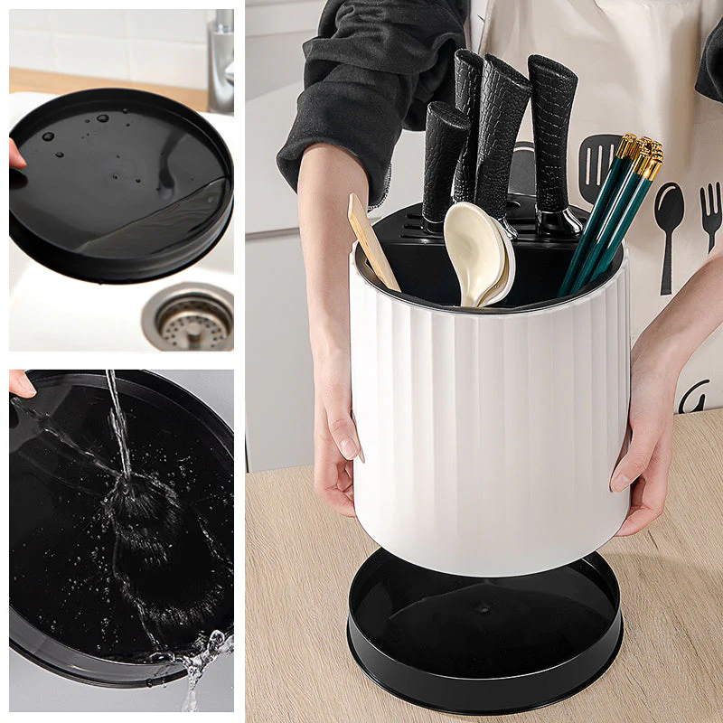 360°Rotation Kitchen Utensil Holder （Great Sale⛄BUY 2 Get 10% OFF + Freeshipping）