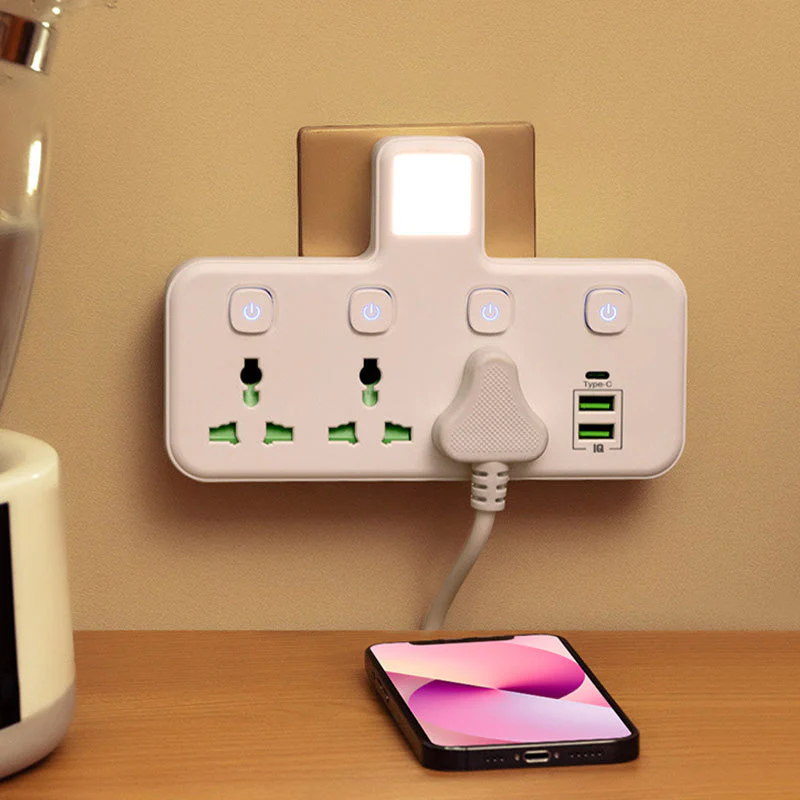 [Practical Gift] Connecting Socket with Type-C Charging Plug