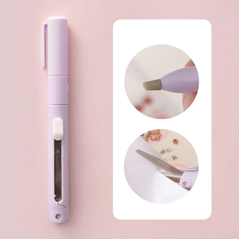 Foldable Mini Scissors Ceramic Pencil