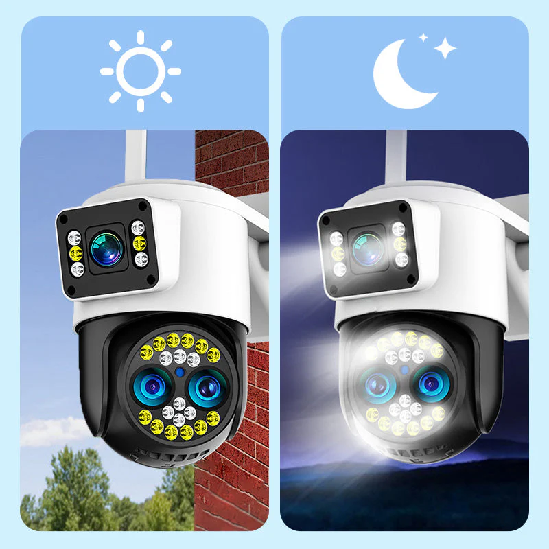 🔥Dual Screen Night Vision HD Surveillance Camera