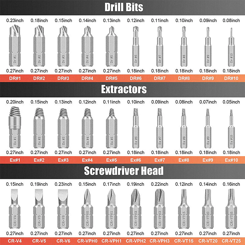 🎊Christmas Pre-sale - 50% Off🎊22/33PCS Screw Extractor Set