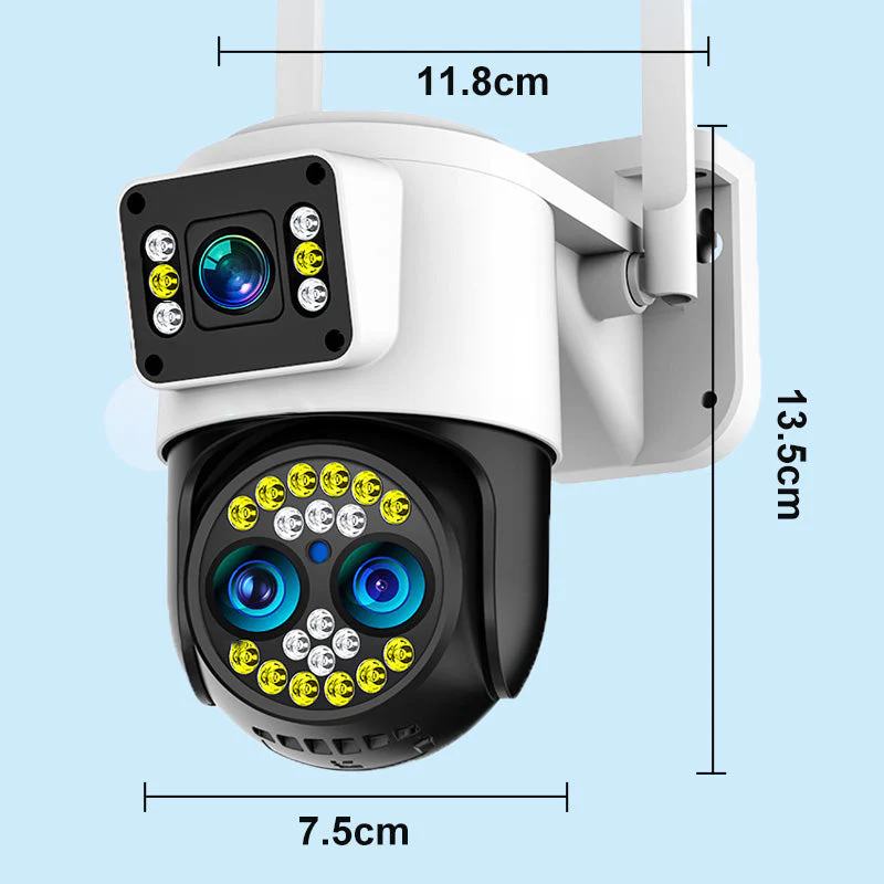 🔥Dual Screen Night Vision HD Surveillance Camera