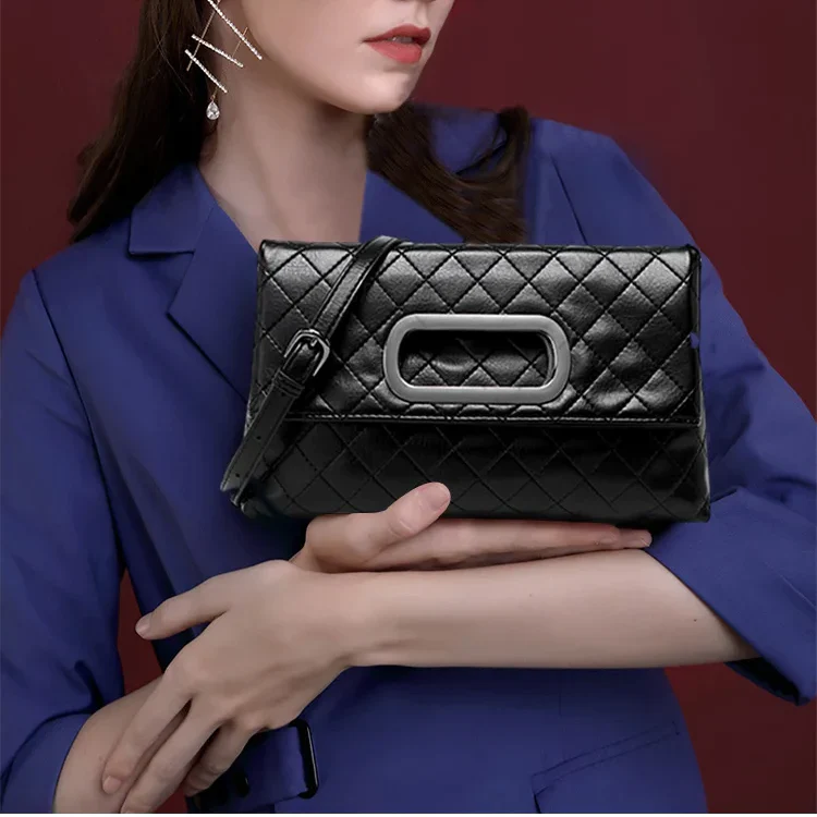 [Best Gift For Her] Square Buckle Versatile Chain Bag