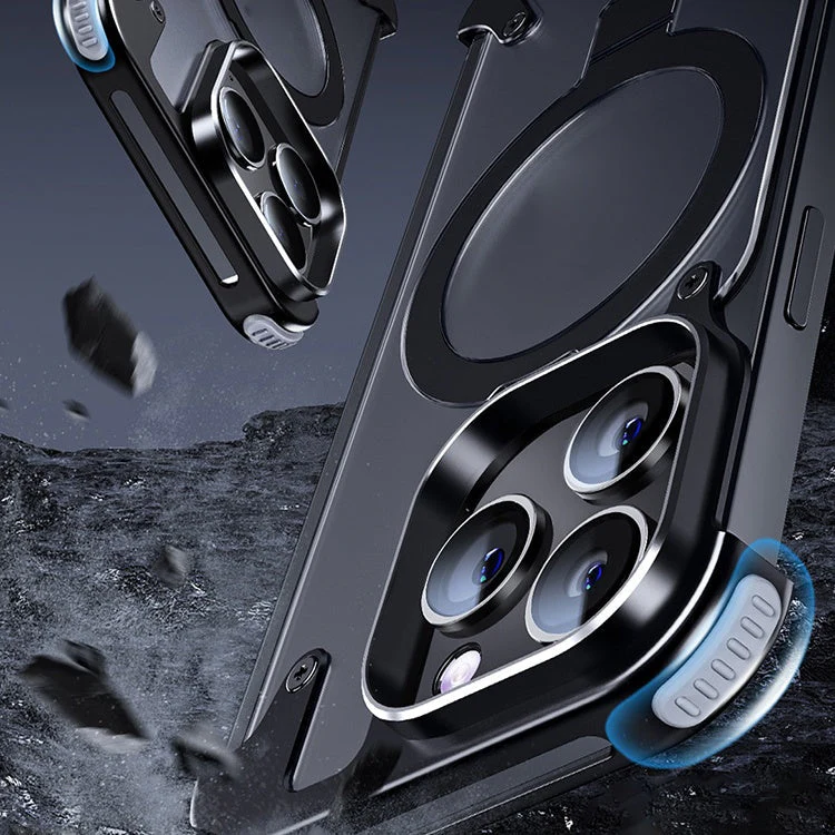 🎅Christmas Offers🎅Magnetic Metal Anti-Fall Protective iPhone Case