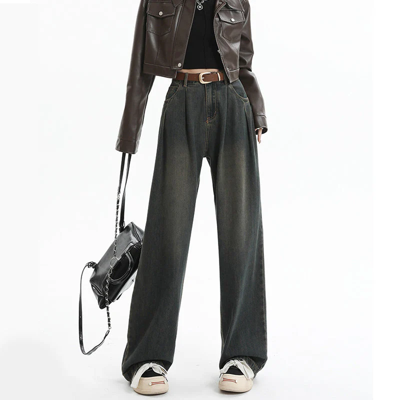 Women's High Waisted Wide Leg Jeans