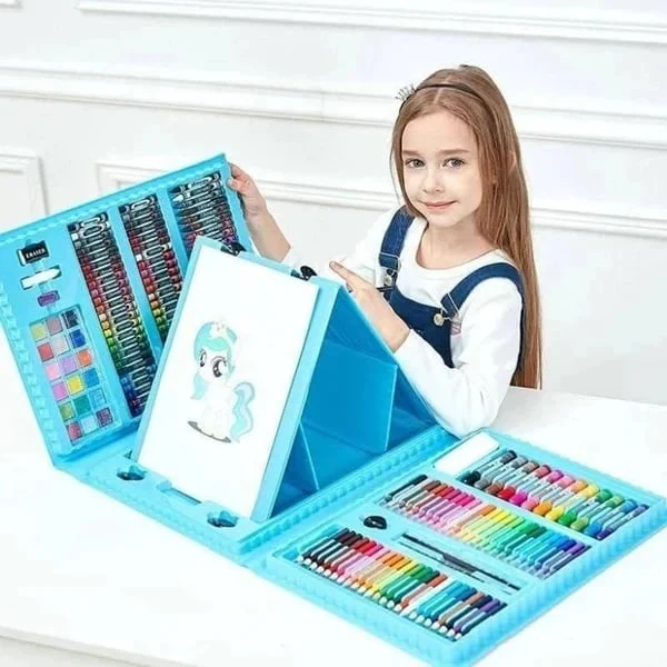 🎁Christmas Gift 🎄🎅🎨 50% OFF HOT PROMOTION! ✨ Deluxe 6-in-1 Art Creativity Set - Includes Drawing Tools & 12 Colors for Kids' Creative Development 🧑‍🎨🌟