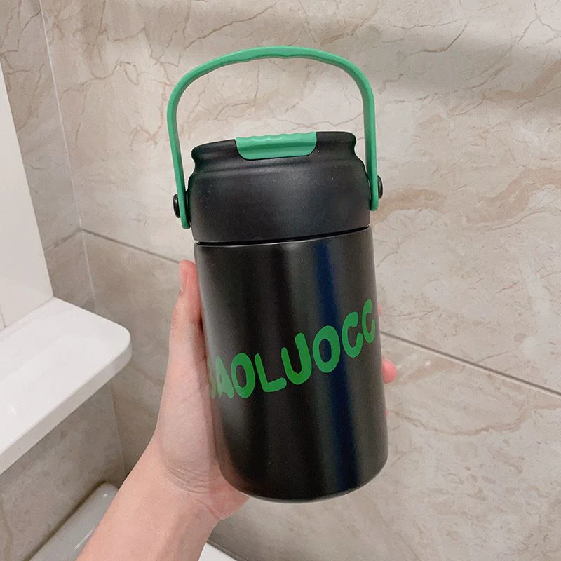 Stainless Steel Insulated Cooler Mug with Tea Silo Straw