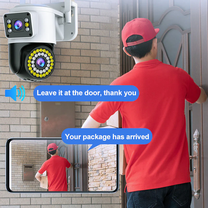 🔥Dual Screen Night Vision HD Surveillance Camera