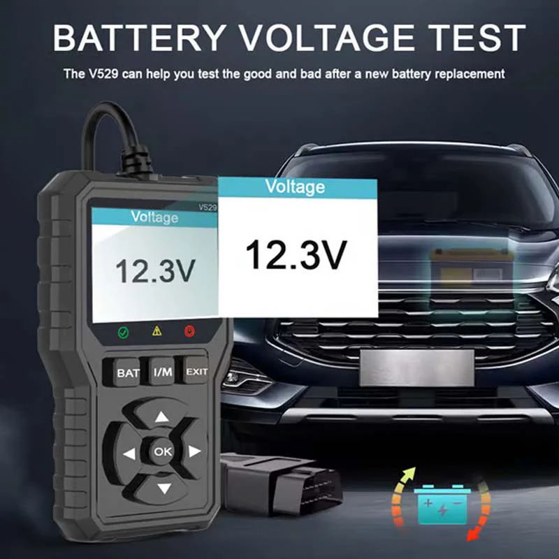 🔧✨Professional OBD2 diagnostic tool: accurate and fast analysis, compatible with most vehicles 🚗📱