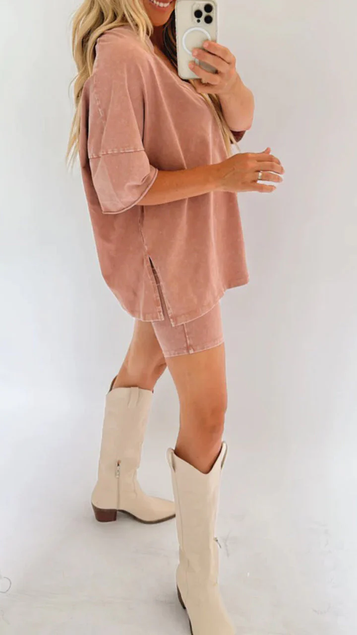 🎉New Product Launch💐– Women's Summer Washed Set（40%OFF🔥）