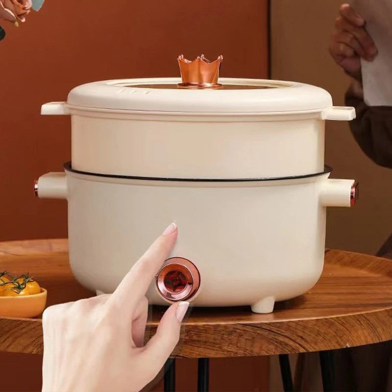 Multi-Functional Electric Non-Stick Pot with Steamer