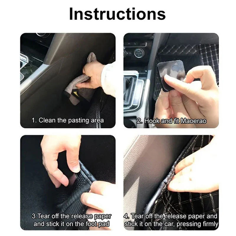 🚗🔩 20PCS Car foot mat fixing sticker