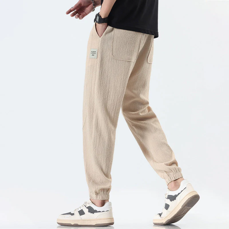 Men's Summer Breathable Cooling Drawstring Casual Pants