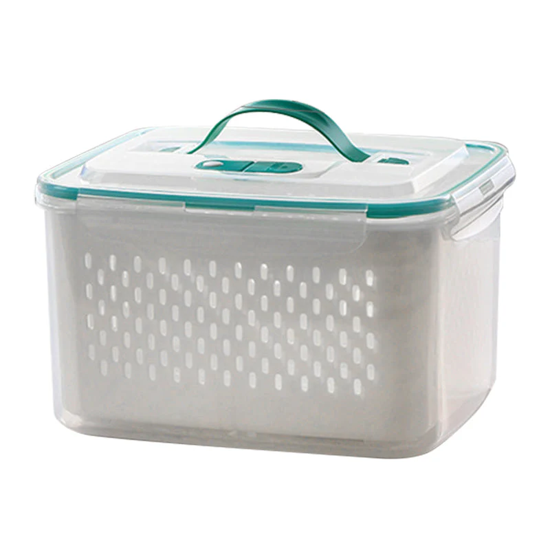 🔥Summer Hot Sale 50％ OFF💝2 in 1 Draining Fresh-Keep Food Container