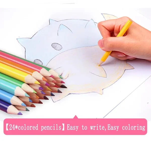 🎁Christmas Gift 🎄🎅🎨 50% OFF HOT PROMOTION! ✨ Deluxe 6-in-1 Art Creativity Set - Includes Drawing Tools & 12 Colors for Kids' Creative Development 🧑‍🎨🌟