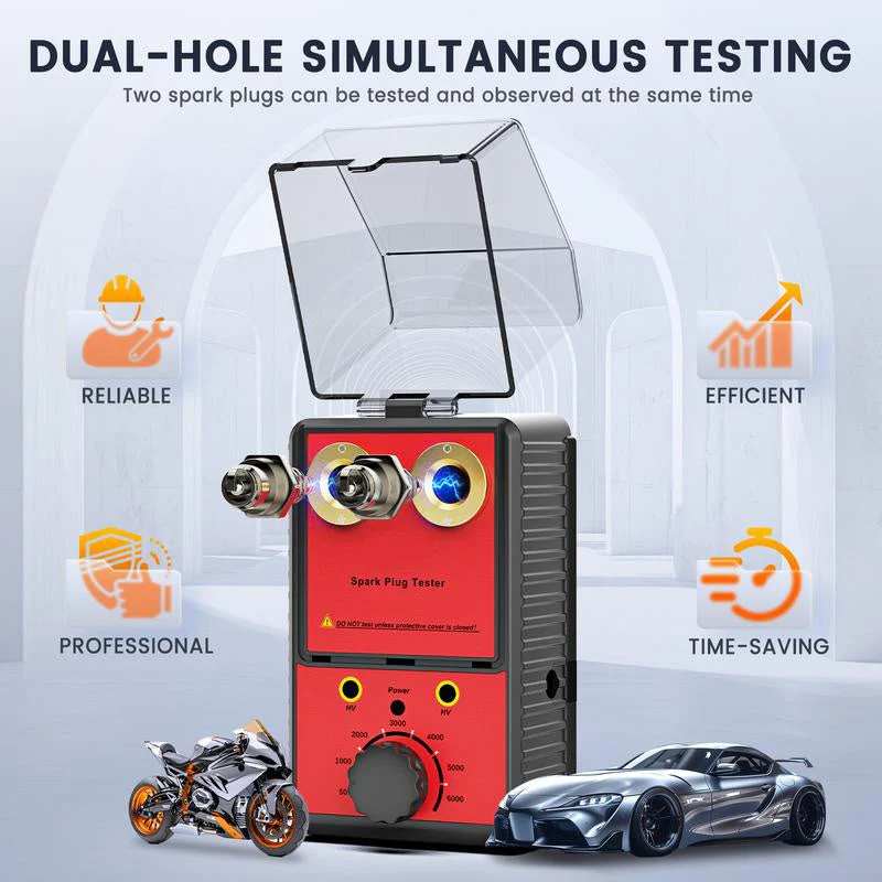 🔥🔥2025 New Products🎁-Higher Quality 👍Spark Plug Tester with Dual Testing Hole