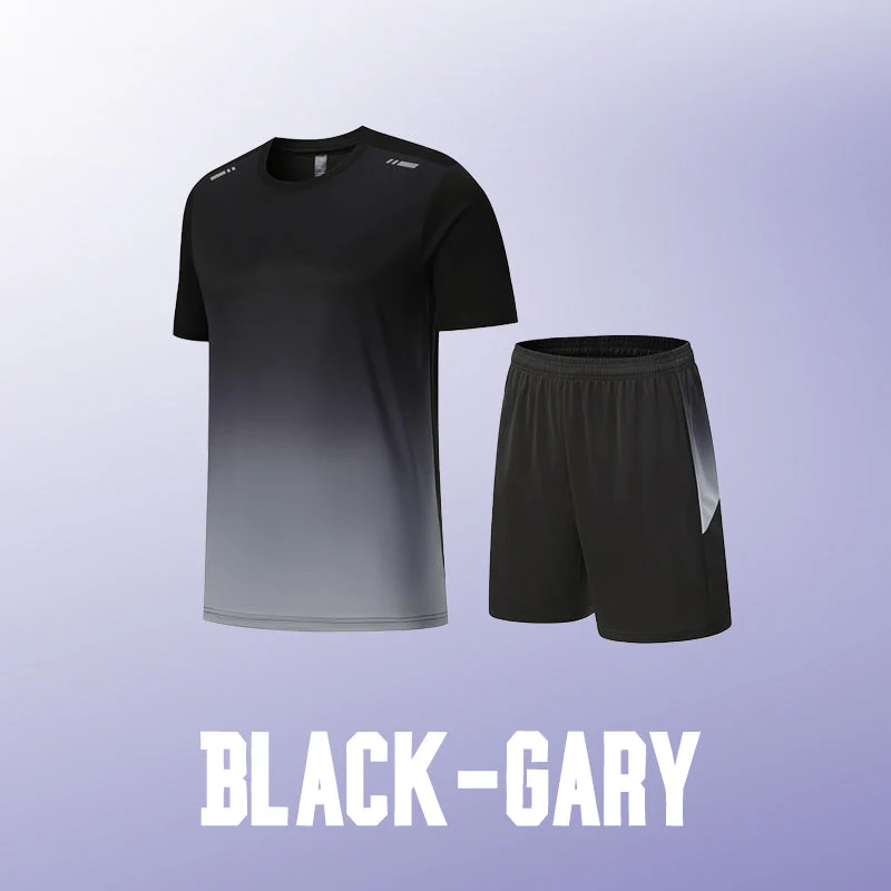 🎁Summer Hot Sale 50% OFF☀️💦Men’s Loose-Fit Breathable Quick-Drying Athletic T-Shirt & Shorts Tracksuit