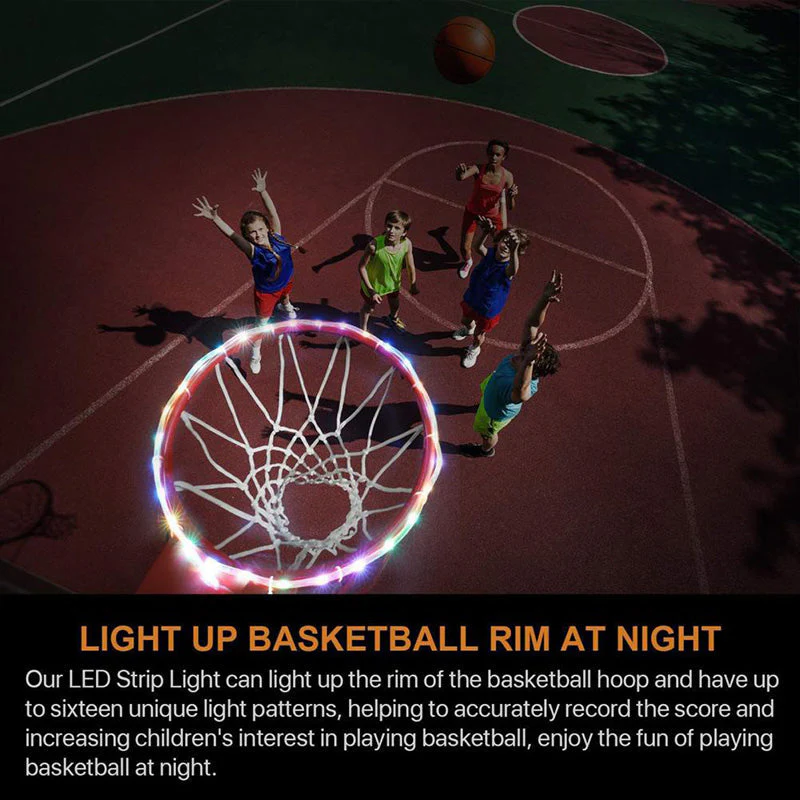 LED Light Basketball Hoop