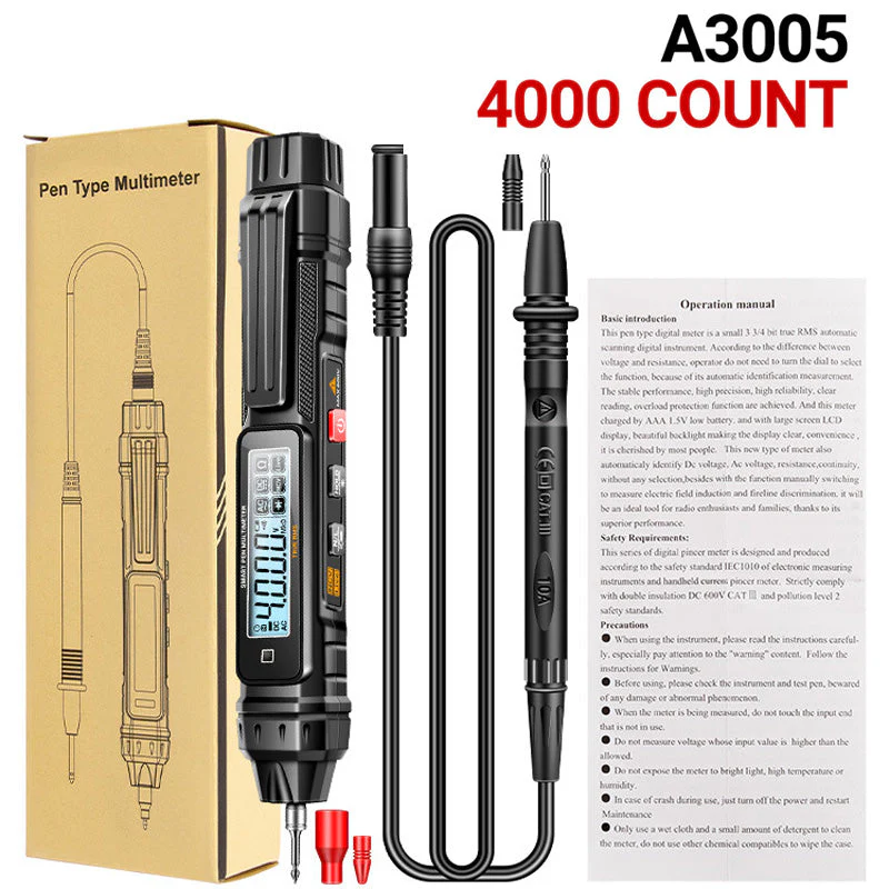Portable Digital High Accuracy Pen Multimeter