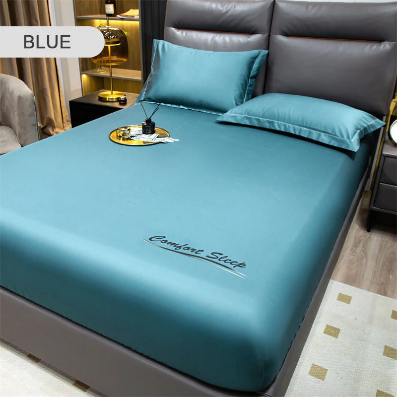 ✈️ Free Shipping ALL📦Summer Ice Cooling Silky Bed Fitted Sheet Pillow Cover🛏️