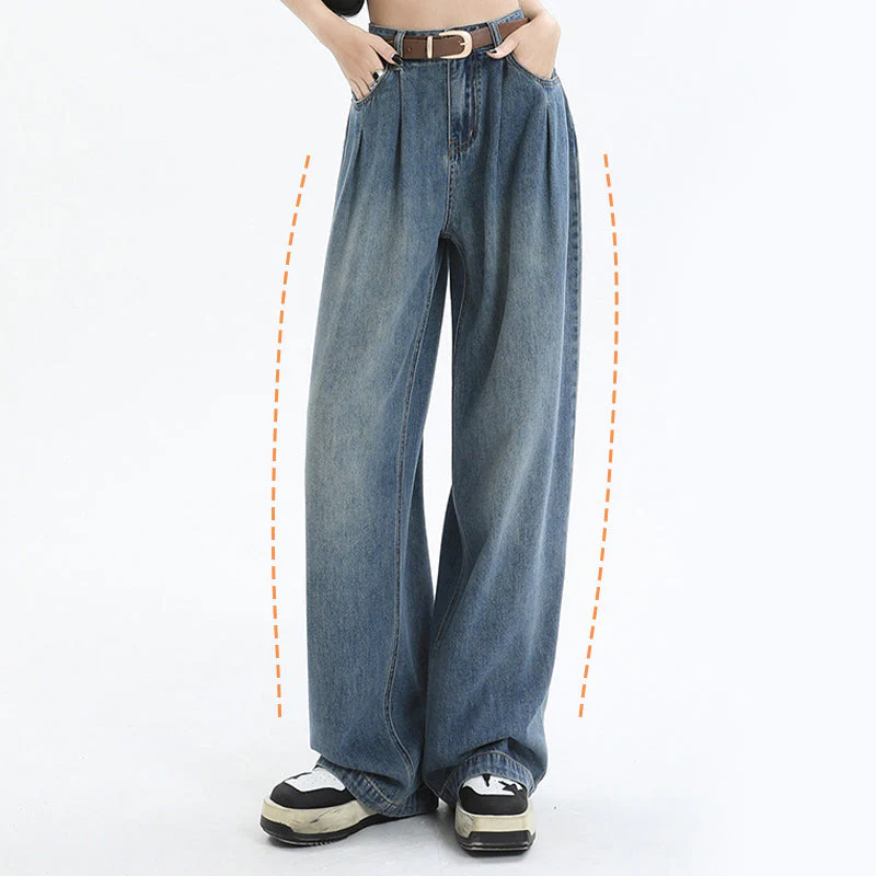 Women's High Waisted Wide Leg Jeans
