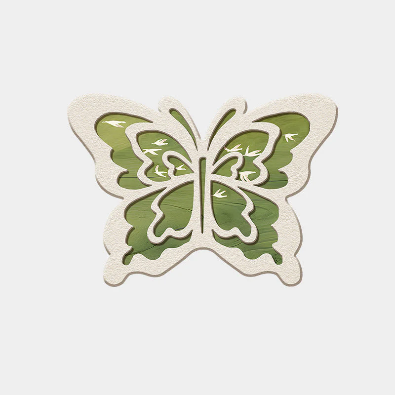🦋Retro Butterfly Diatomite Mat – Quick Drying & Non-Slip
